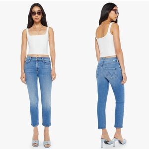 MOTHER Light Blue Ankle Jeans
